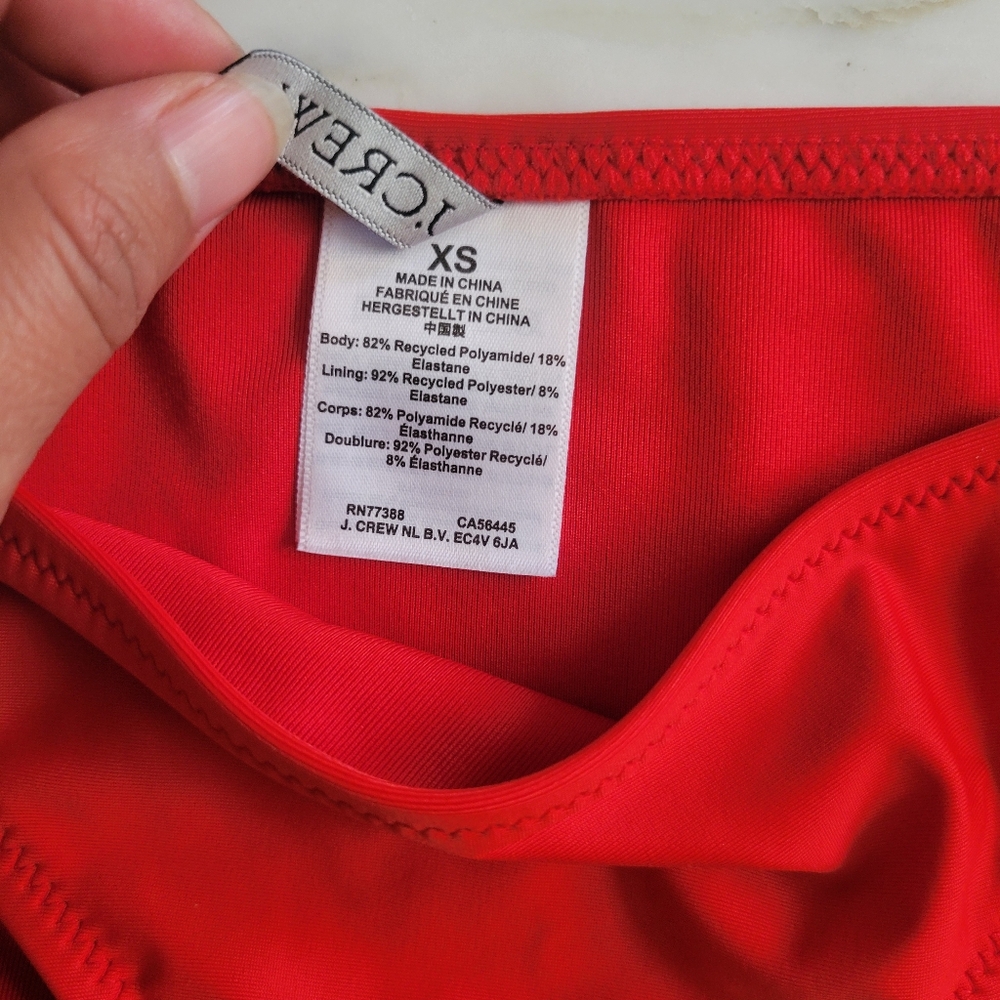 J.Crew Vibrant Red Swim Bottom - Picture 3 of 3